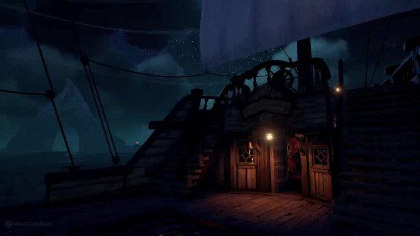 Pirates of the Caribbean _ Calming Music with 4K Footage from Sea of Thieves